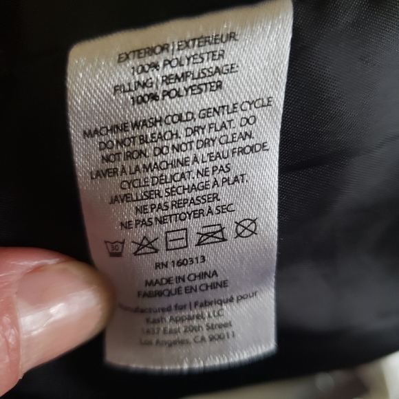 Socialite | Mae Black Packable Quilted Puffer Vest - Black S/M Like NEW - Picture 6 of 10